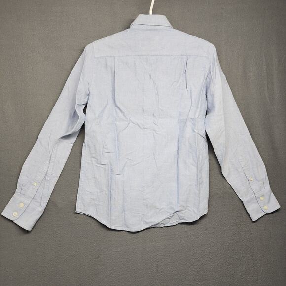 Abercrombie Shirt Boys Medium Button Up Long Sleeve Red Moose Hong Kong - Picture 2 of 10